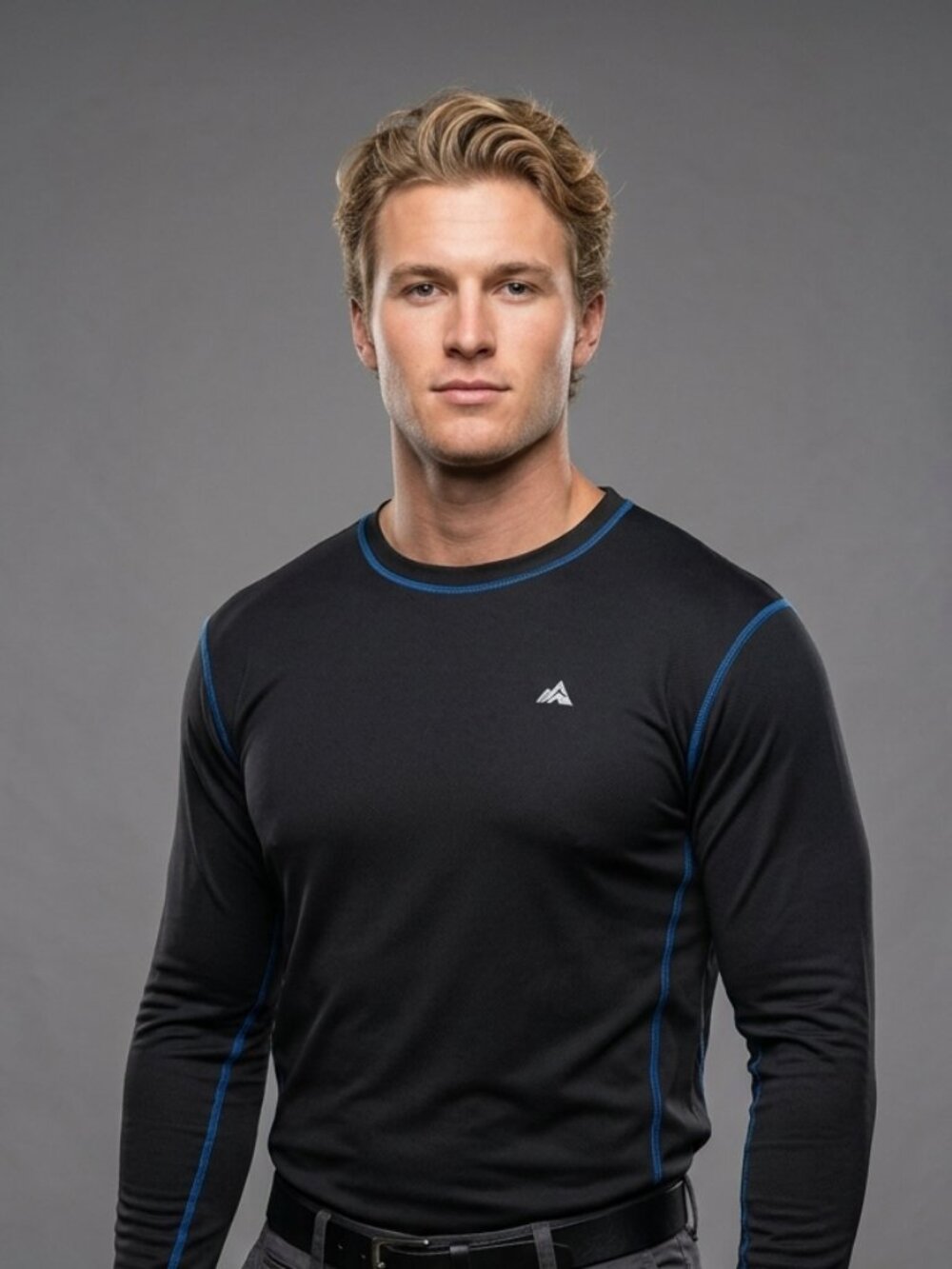 EMS Men's Techwick Base Layer Crewneck Longsleeve Shirt